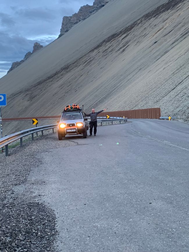 ...oggi ci dirigiamo verso sud verso Stokksnes e...
