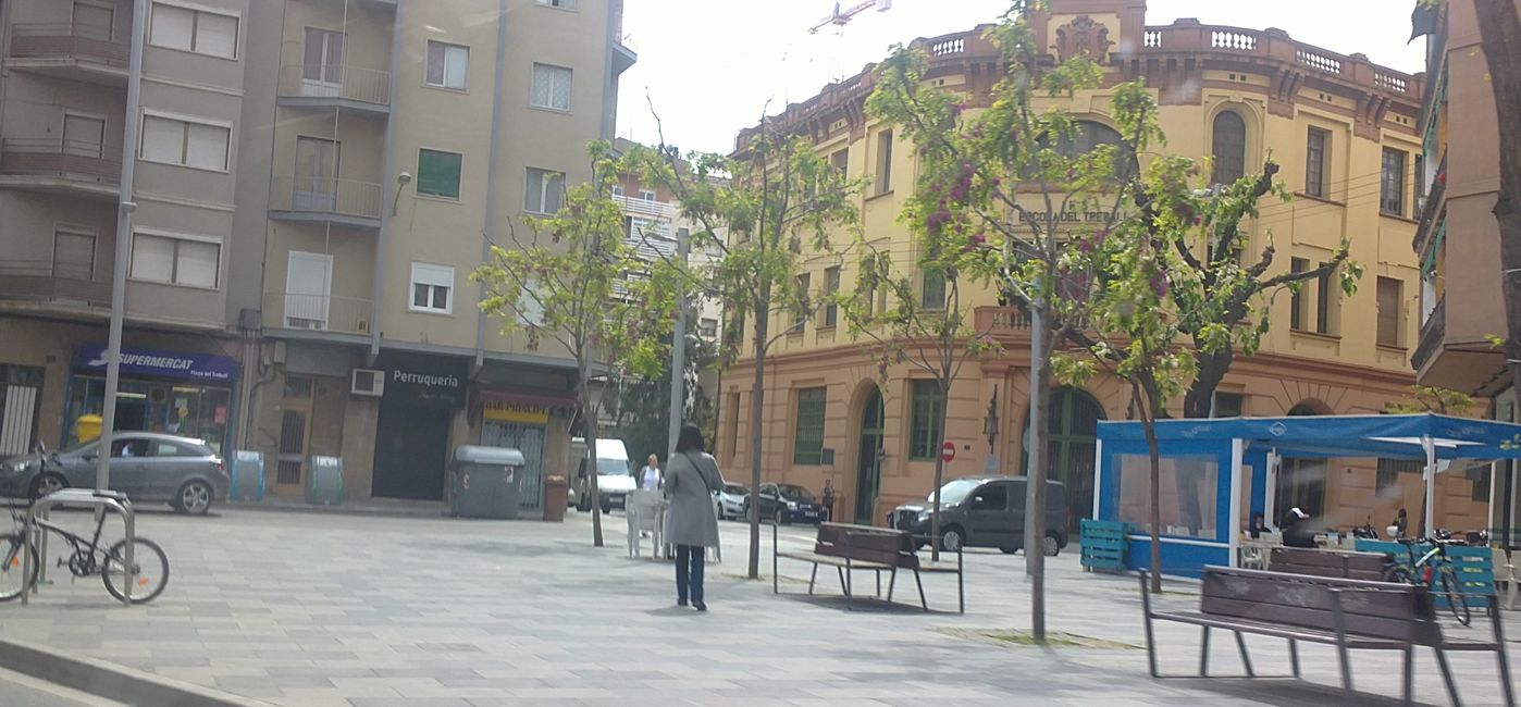 Foto dalla mia auto a Lleida (Catalogna, Spagna) (aprile 2019)