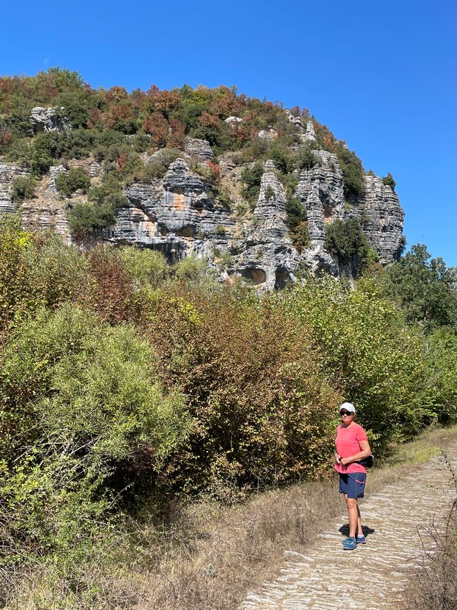 On the hiking path 