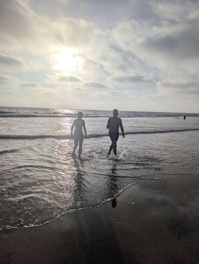 Kalifornien 2025, Tag 14, On the Road (Las Vegas - Los Angeles) und Dockweiler Beach zum Zweiten