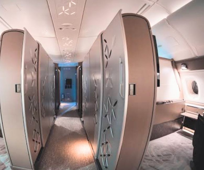 Oberer Flugzeugbereich