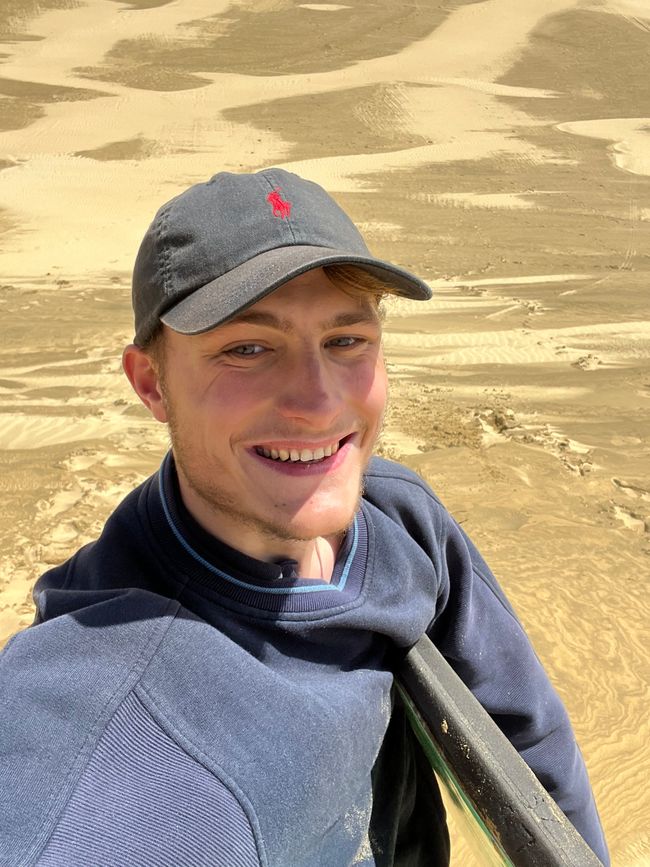 Sand Dünen rutschen 