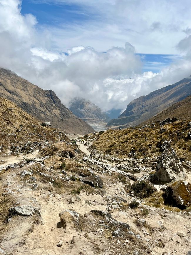En el paso Salkantay