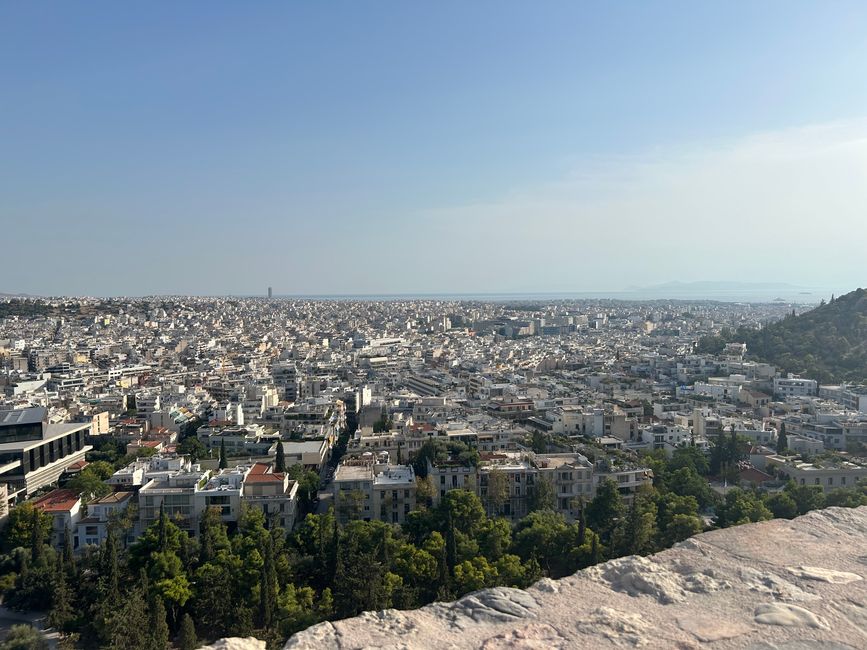 Blick auf Athen