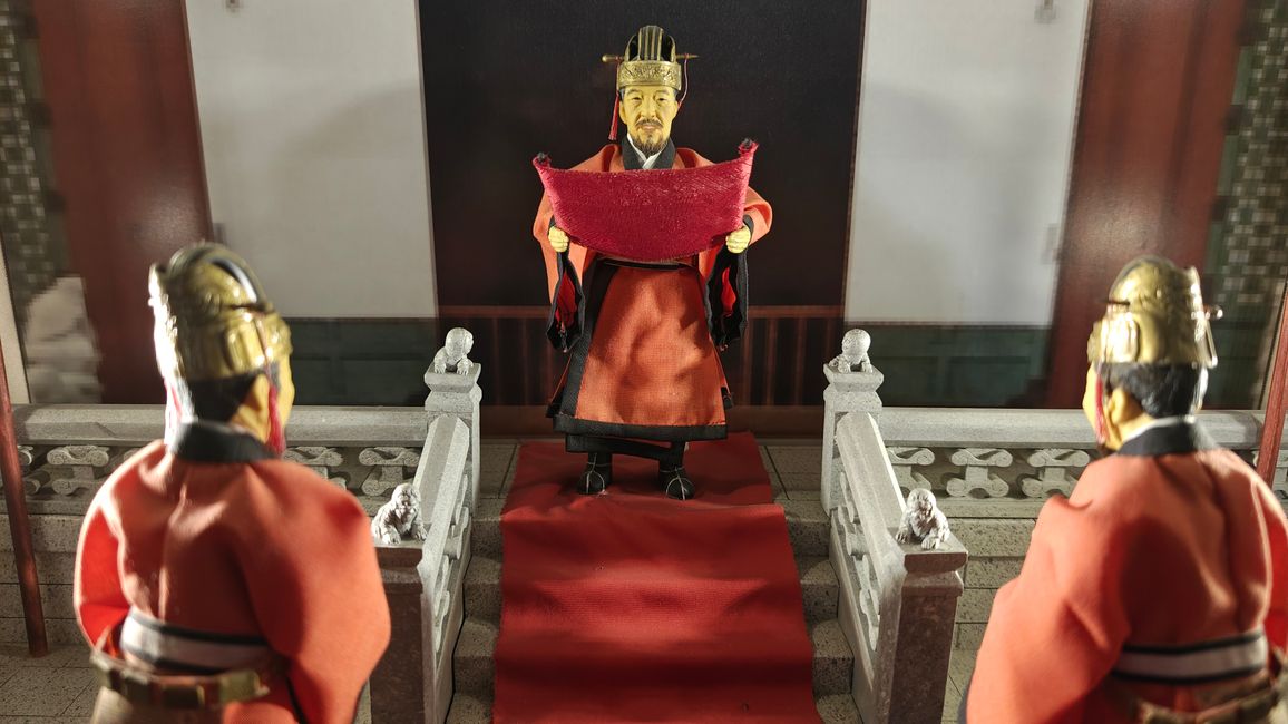 König Sejong verkündet die Verwendung von Hangeul