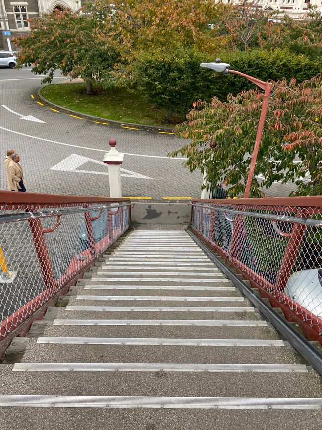 Steps at Railway Station Dunedin