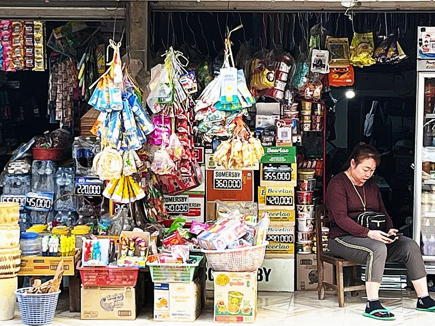 Vang Vieng, Supermarkt
