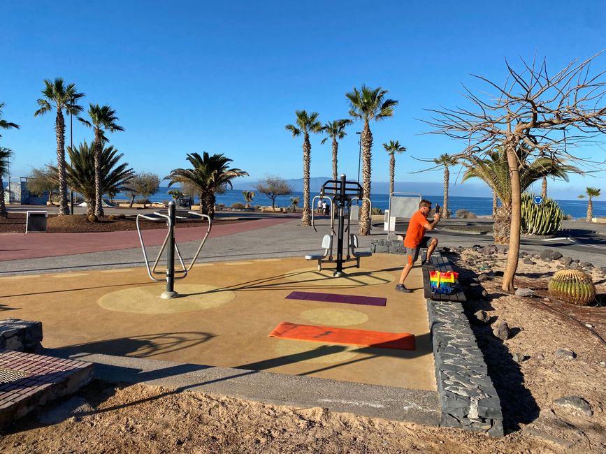 Alcala on the southwest coast - perfect with outdoor gym