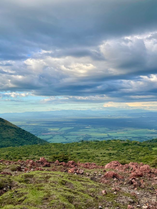 la vista durante la subida