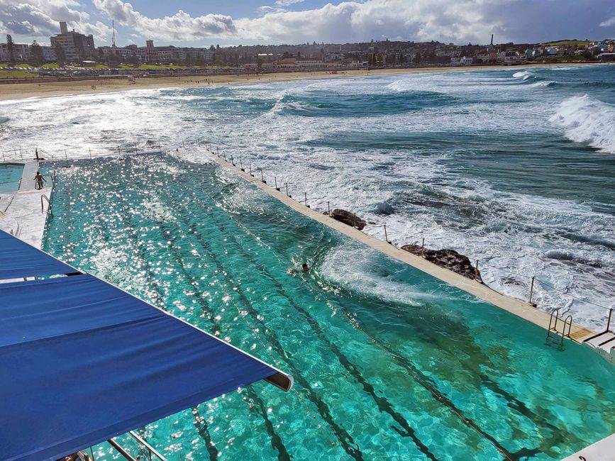 Bondi Beach mit einem Pool