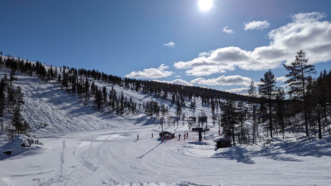 Tag 12 Skifahren in Saariselkä