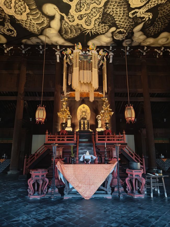 Point fort #2 au Kennin-ji : La fresque des dragons jumeaux