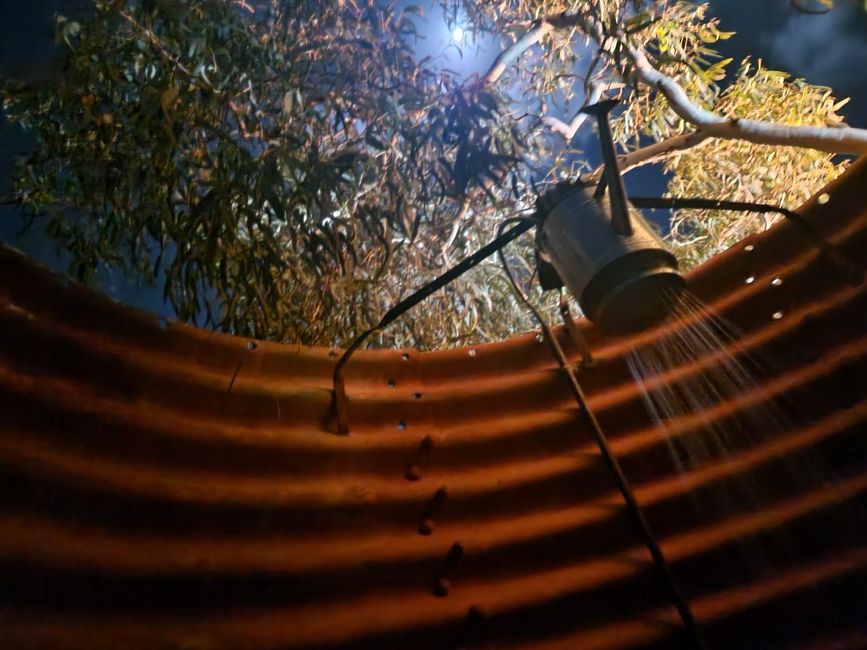 Dusche in der Bullara Station