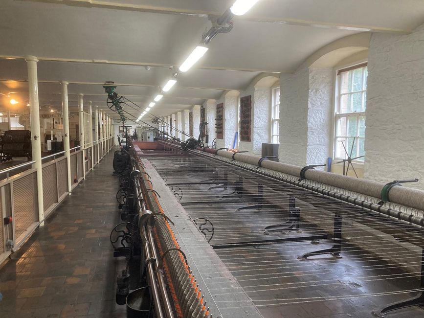 Maschine in der Fabrik in New Lanark