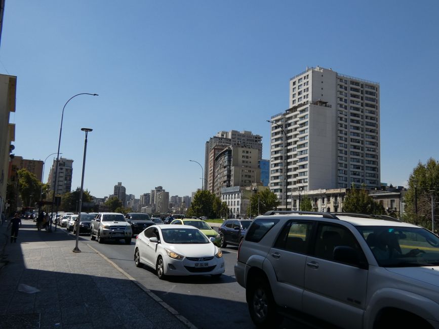 Der erste Nachmittag in Santiago de Chile