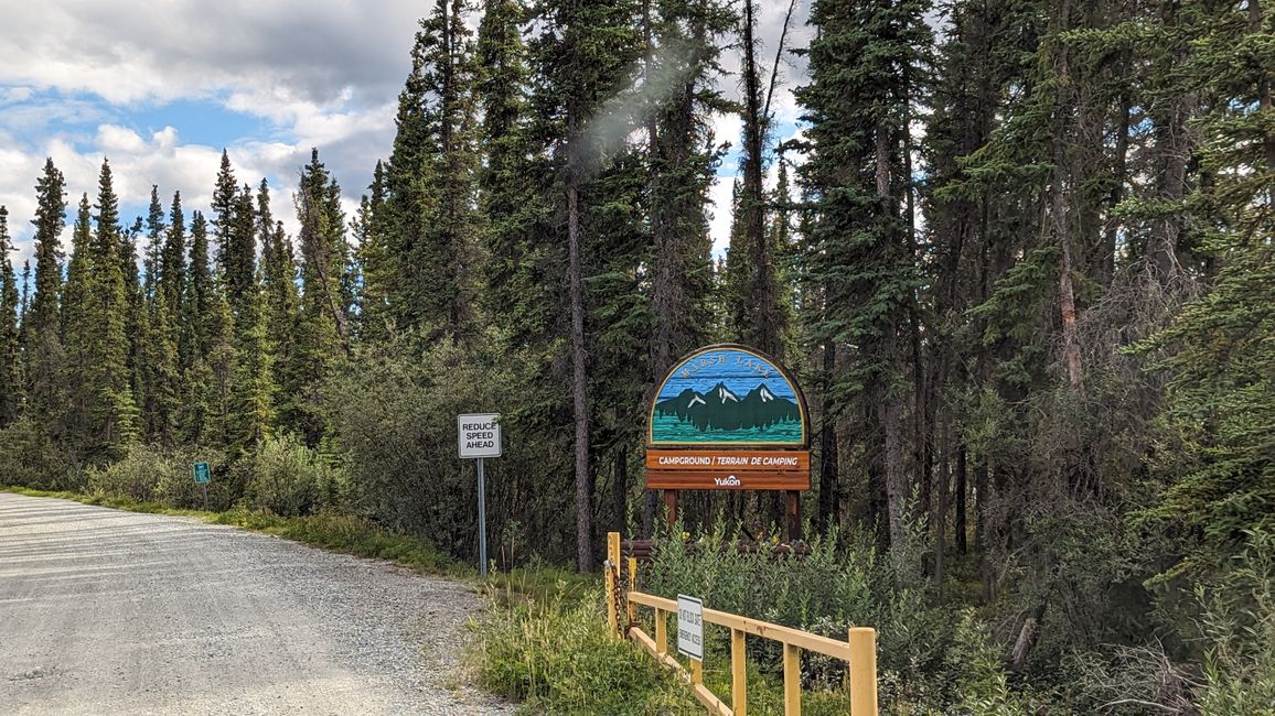 Day 20: Boya Lake - Marsh Lake: a long travel day in the Yukon