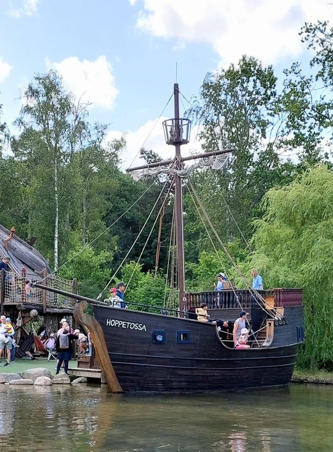 Hoppetossa, le bateau du père de Pippi 'Capitaine Efrain Langstrumpf'