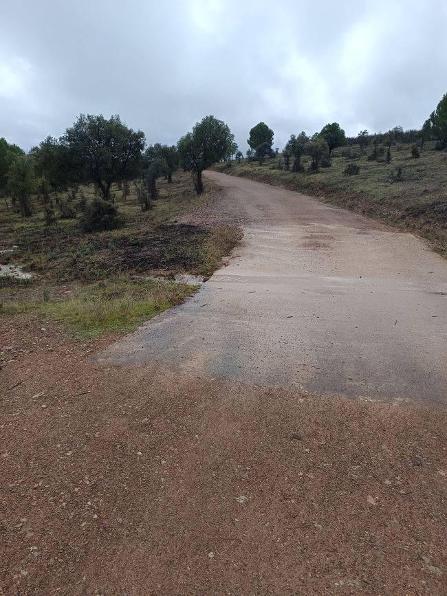 Aquí también. La etapa de hoy fue muy acuática