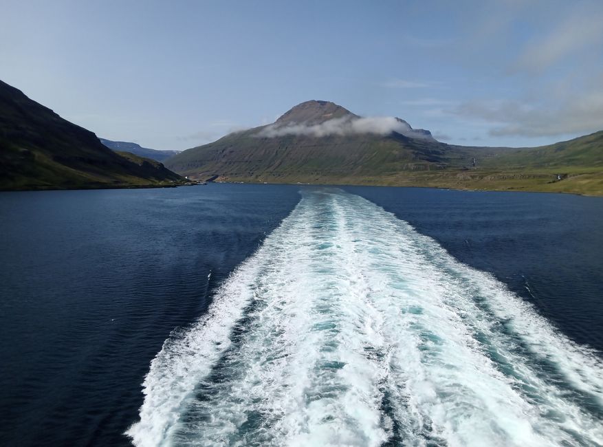 Abschied von Island - Ankunft Färöer