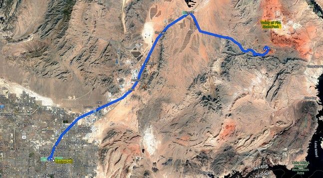 BLOG 3: Start mit RV - Valley of Fire - Anfahrt zum Zion National Park
