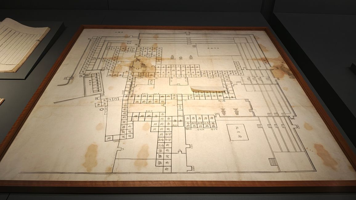 Plan des Changdeokgung Palastes