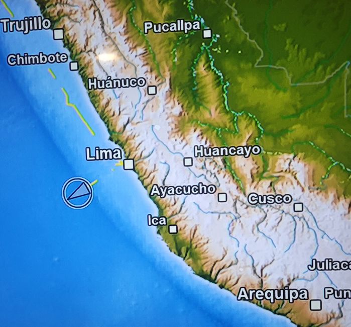 Tag 49 bis 53 von 175: Kreuzfahrt rund um die Welt  - Seetage auf dem Weg von Peru zur Osterinsel