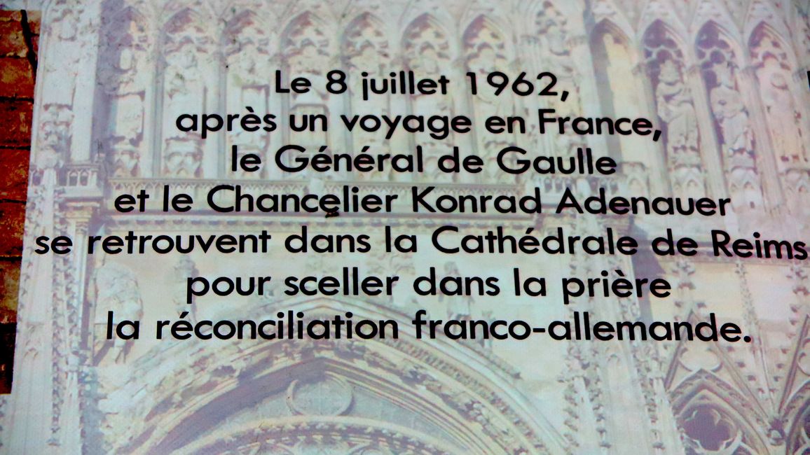 Versöhnung zwischen Frankreich und Deutschland durch die Westfassade 1962