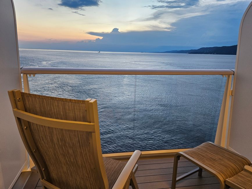 Blick vom Balkon 