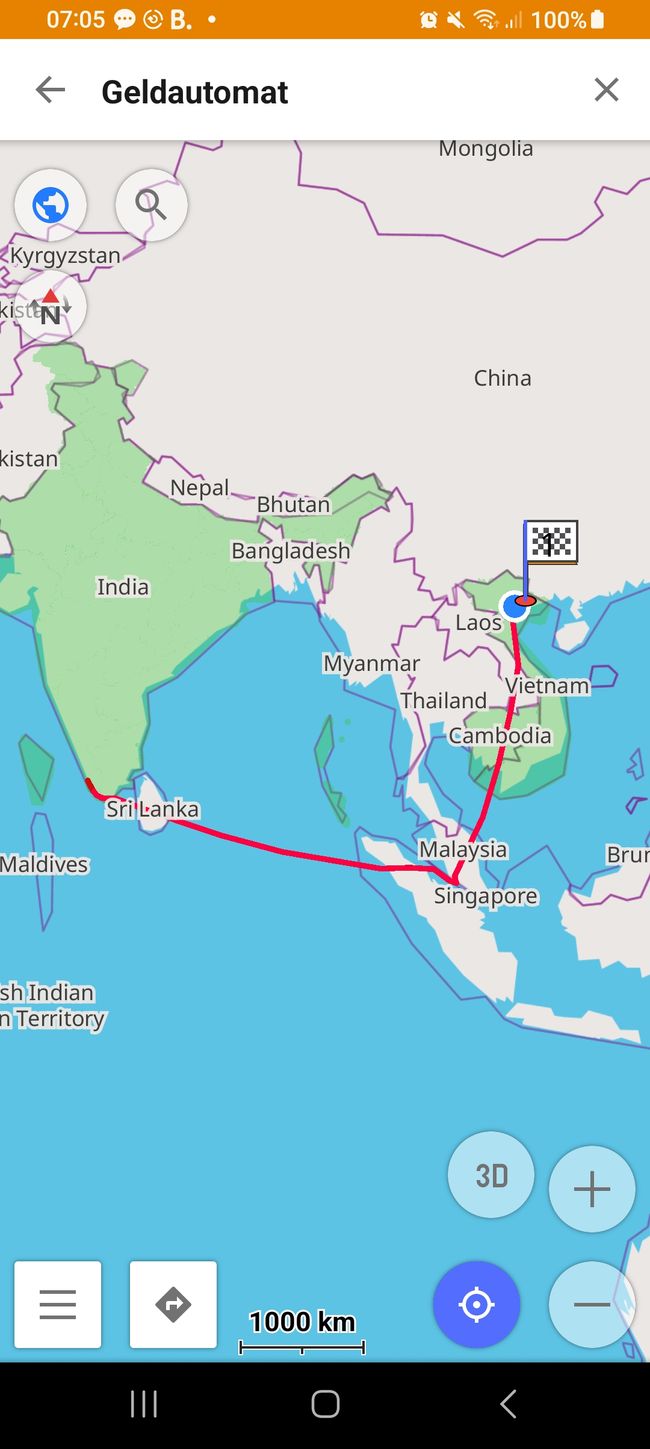 28.12.24 Vol de TRV via Kuala Lumpur vers Hanoi