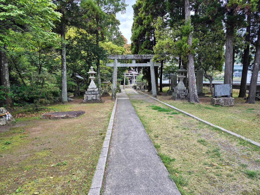 Tateiwa Shrine zu Ehren von Jimmu