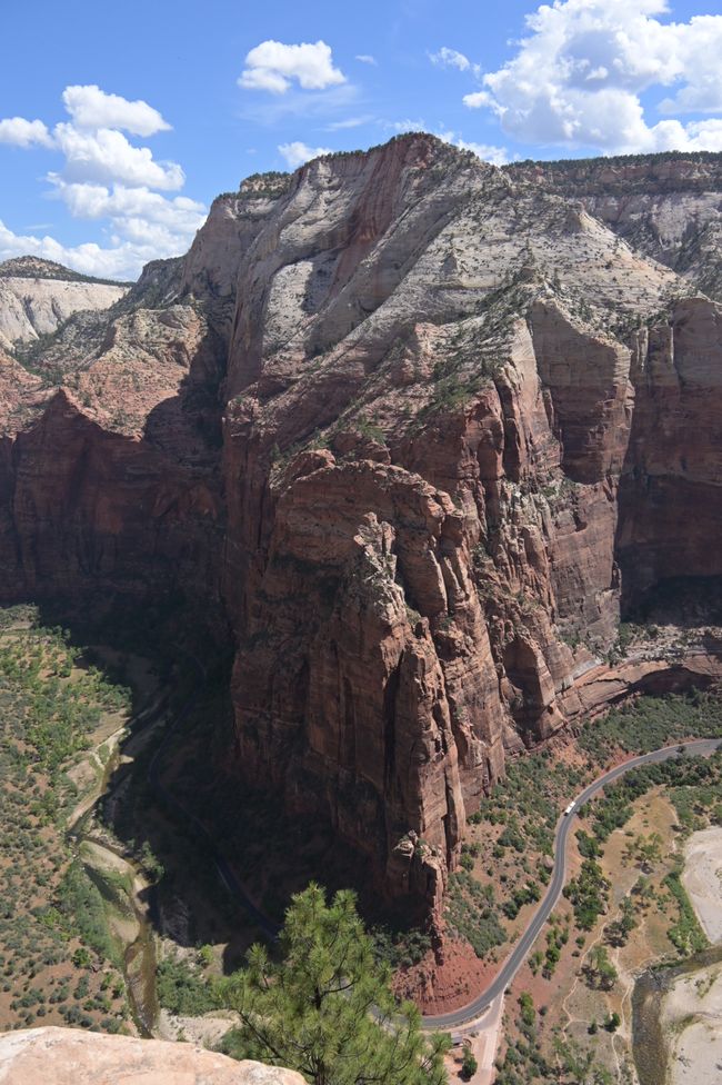 Blick von Angels Landing