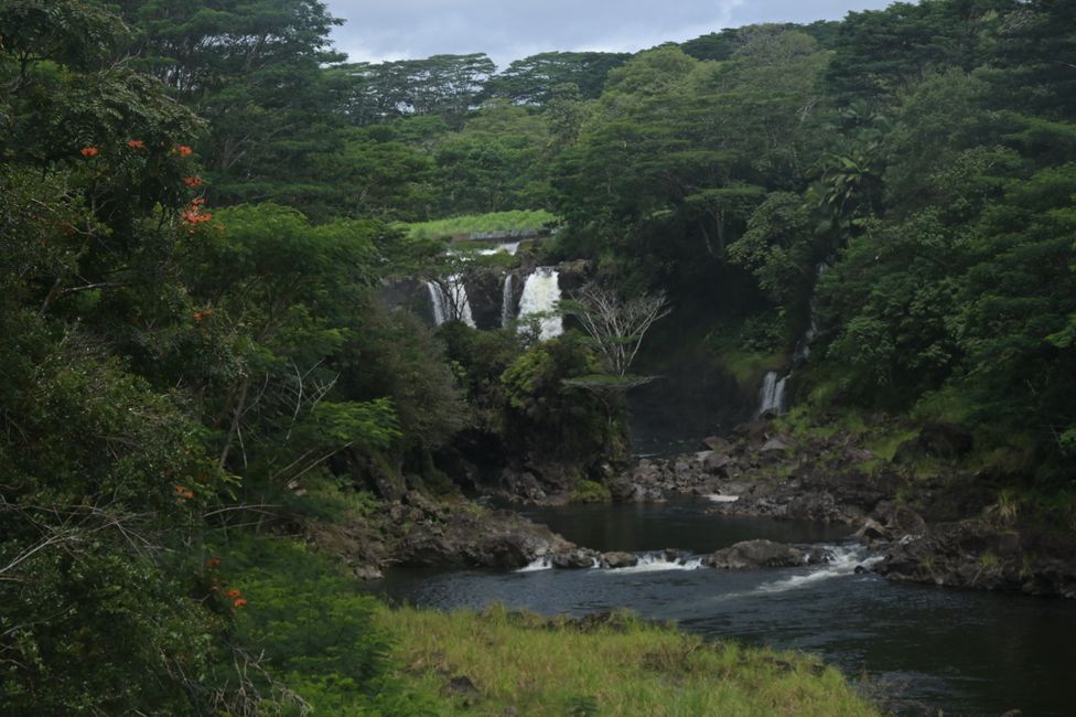 Rivière Wailuku - Chutes sans nom