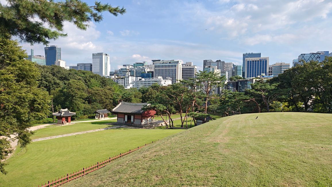 Blick vom Grab von König Seongjong