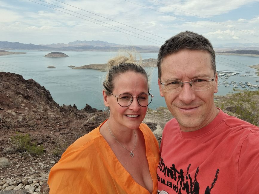 Kalifornien 2025, Tag 13, Las Vegas Sign, Hoover Dam und Lake Mead