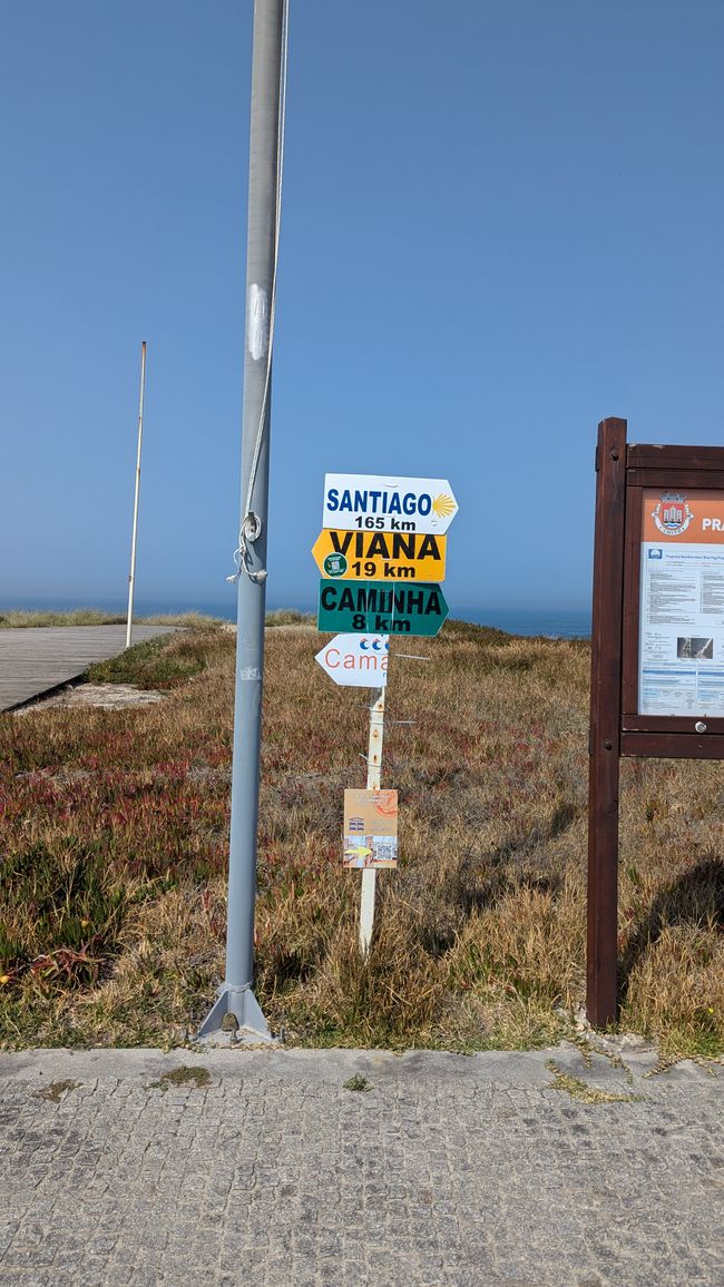 Vierte Etappe von Viana do Castelo bis nach Vila Praia de Ancora