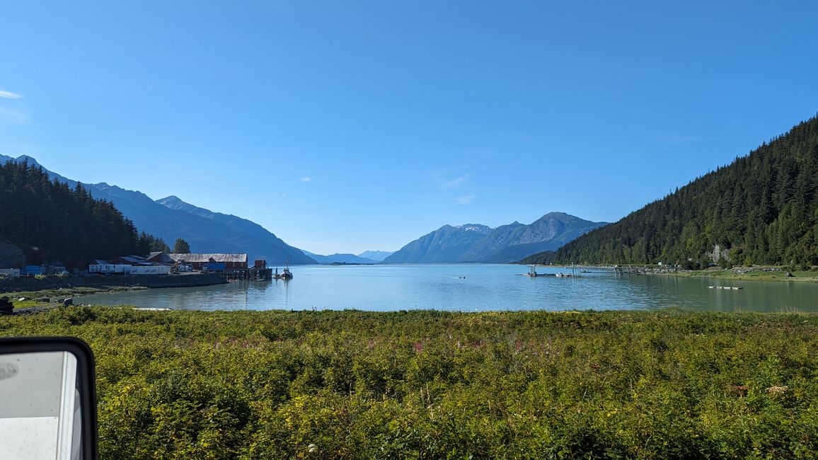 Day 23: Skagway - Haines: the big sweating in Alaska begins!