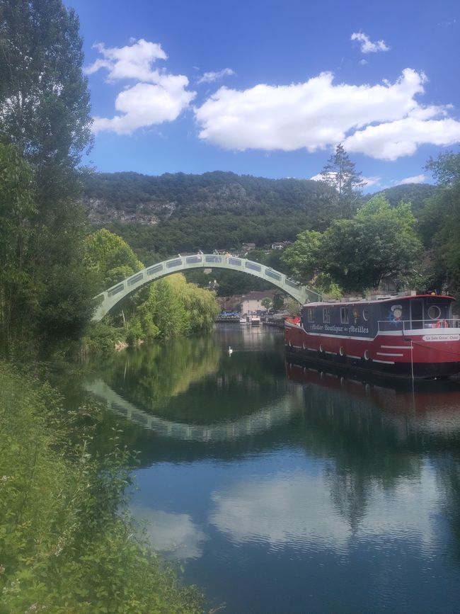 in Chanaz an der Rhone