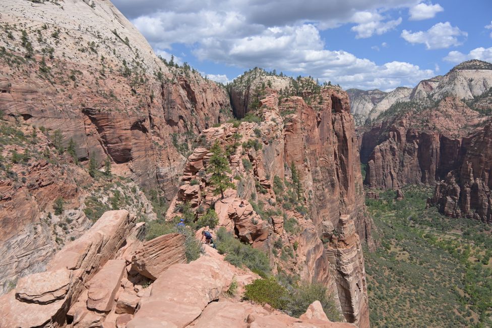Blick von Angels Landing