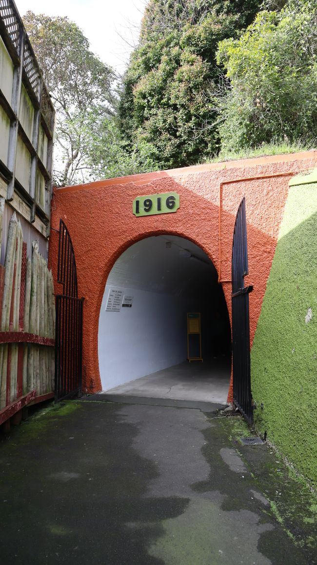 Tunneleingang zum Durie Hill Elevator