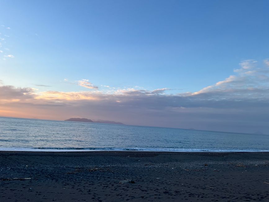 und mittenmang Strand…