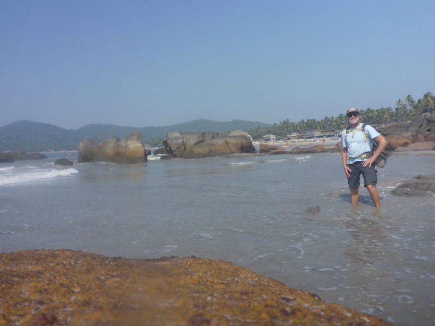 Aujourd'hui juste avec les pieds dans l'eau, je ne pourrai pas me doucher tout de suite