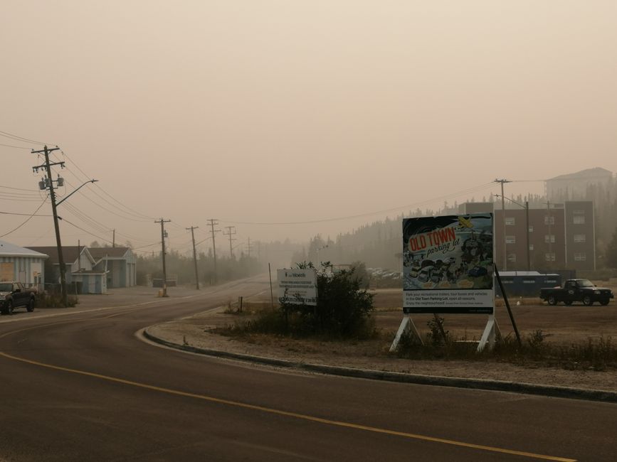 Rauch bei Yellowknife