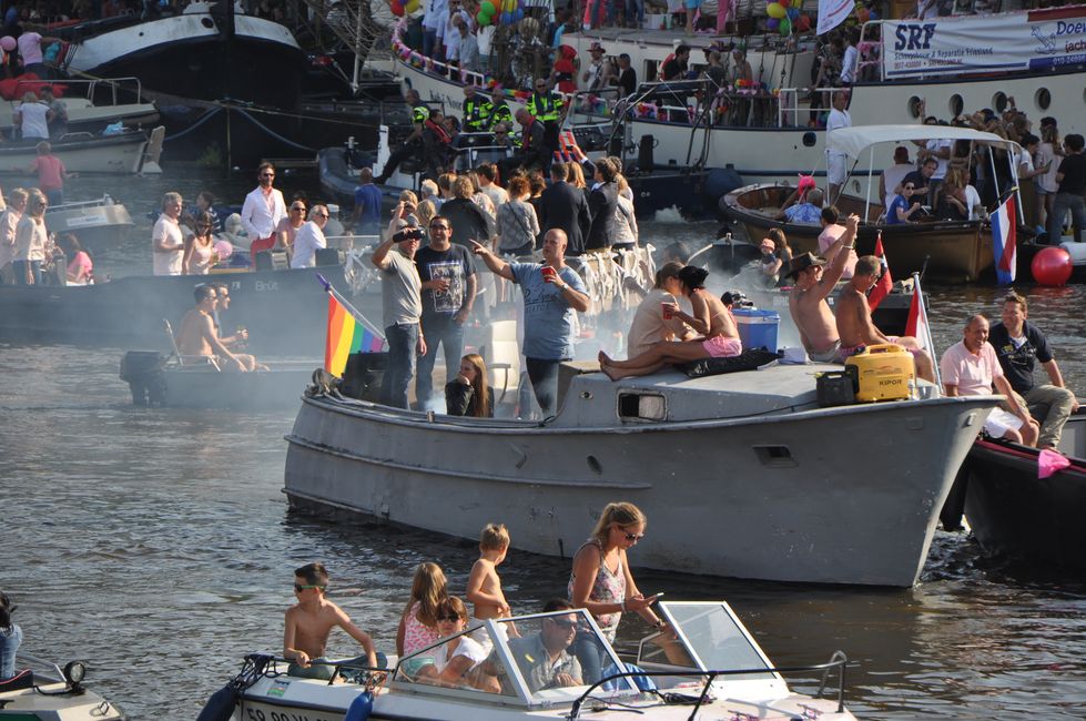 Prideday in Amsterdam im August 2015