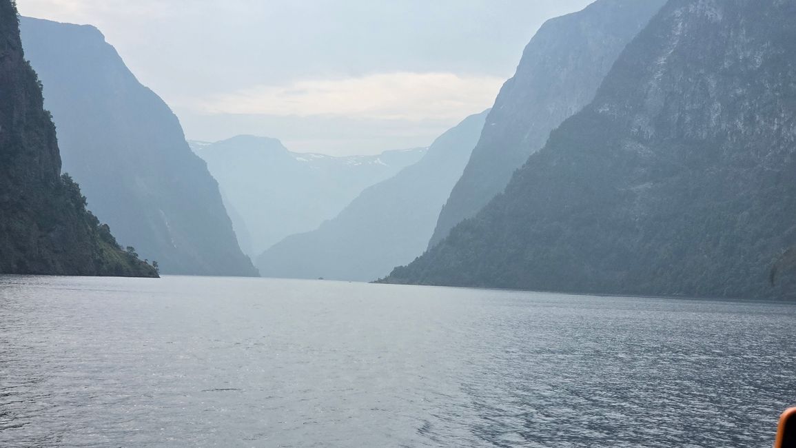 Fahrt mit dem Schnellboot von Flam - Bergen