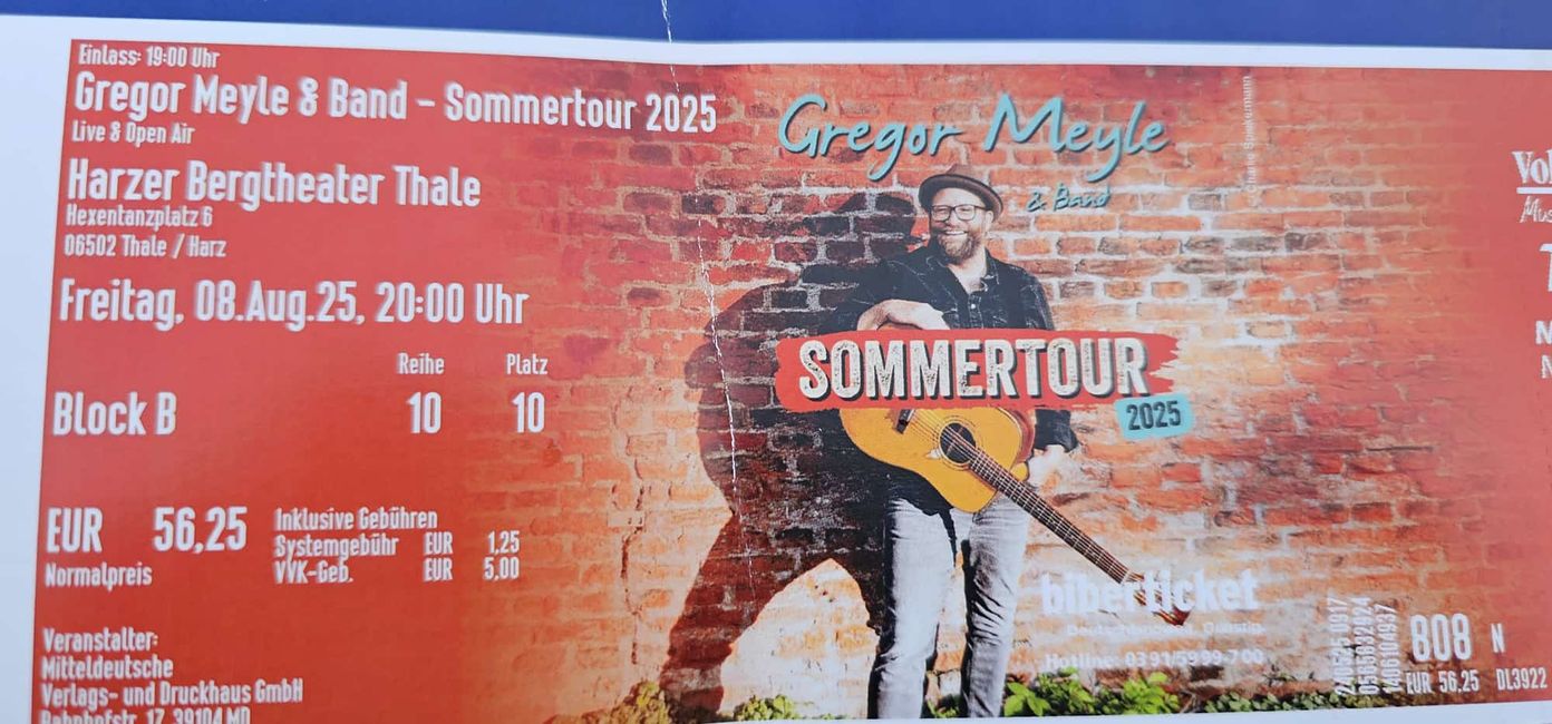 Thale Hexentanzplatz - Gregor Meyle Konzert