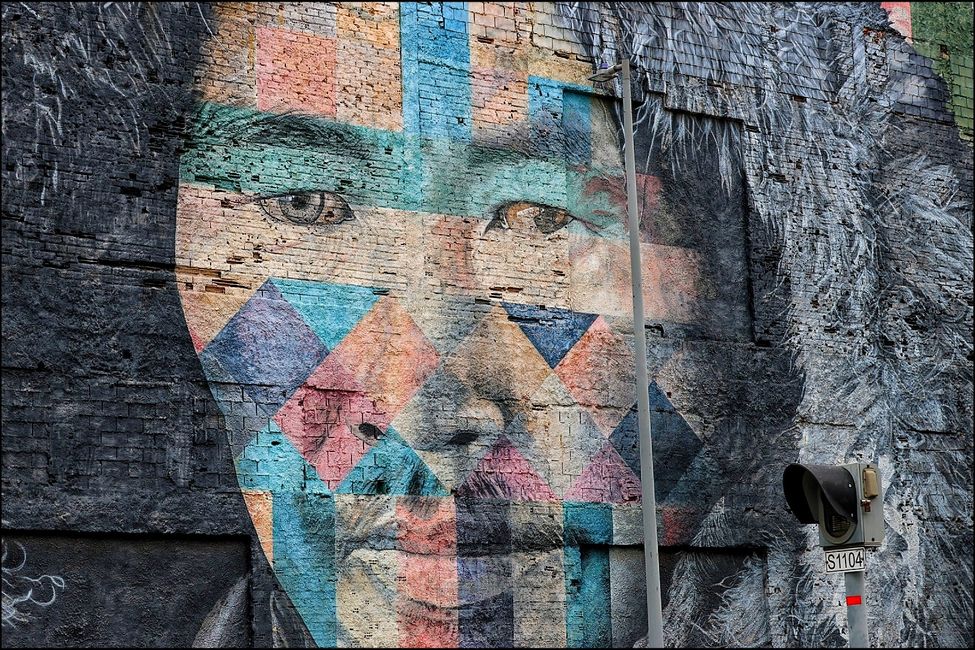 Eduardo Kobra in Rio die " Etnias"