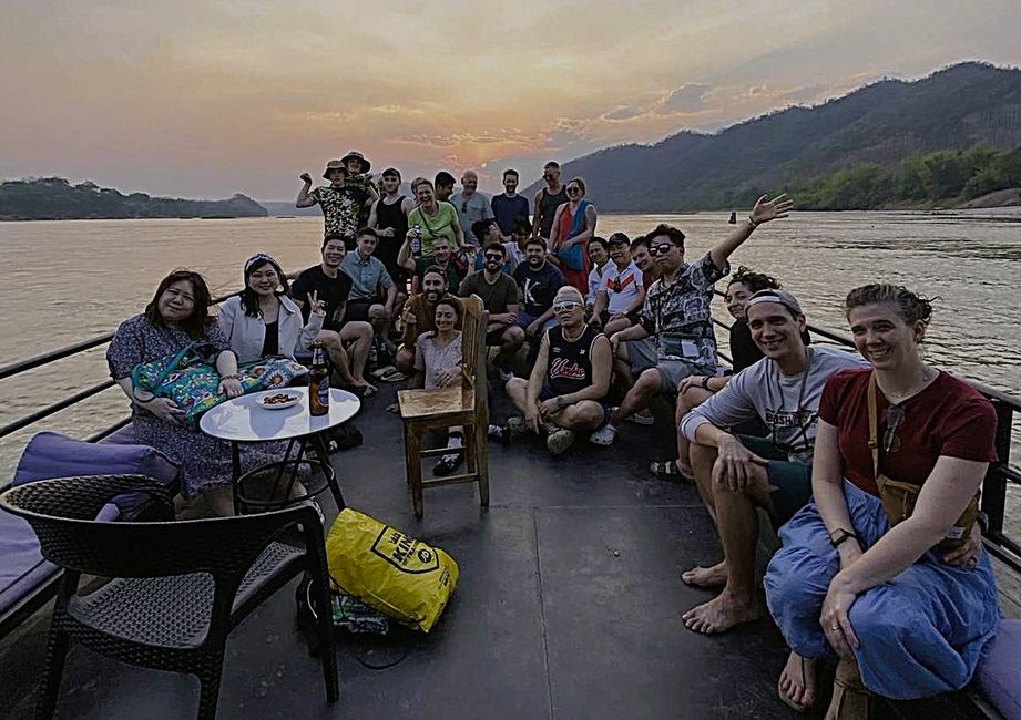 Bootsfahrt auf dem Mekong