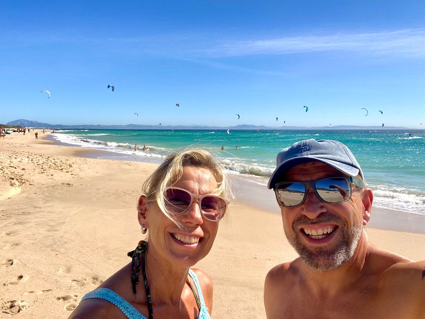 Noch richtig Sommer in Tarifa - ein paar Tage später hält der Herbst langsam Einzug in Andalusien