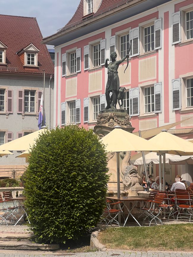 Bekannter Brunnen für die Jagd