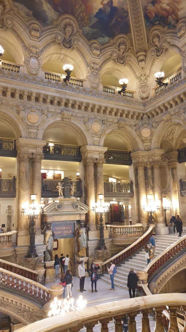 Cross-section of Charles Garnier's Opera House